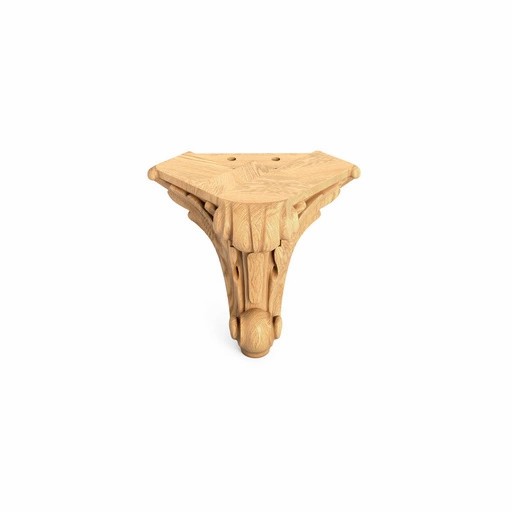 Bracket feet with acanthus leaf antique (1 PC)