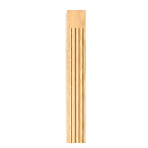 LARGE ANTIQUE STYLE WOODEN PILASTER WITH FLUTES