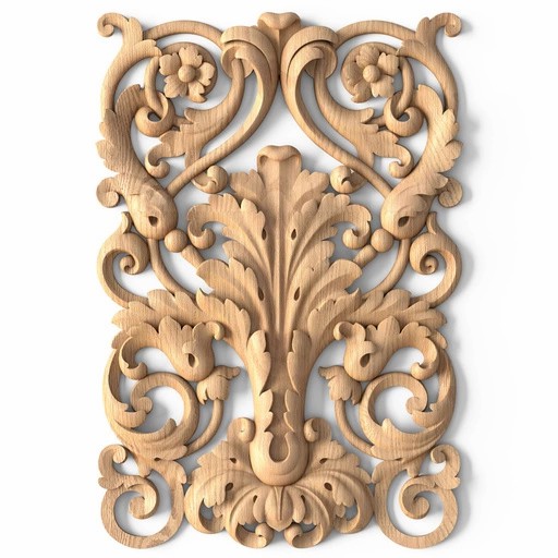 Vintage oak appliques