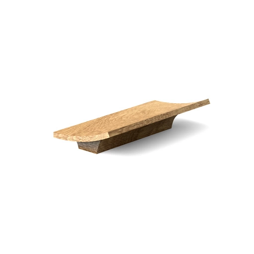 RECTANGULAR WOODEN DRAWER PULLS FROM NATURAL WOOD (SET OF 4 PC.)