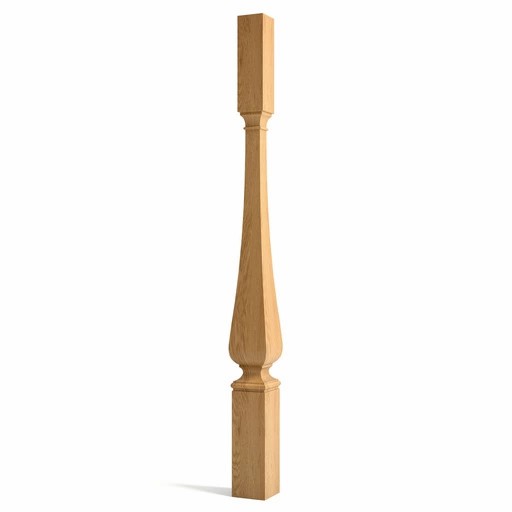 SQUARE TAPERED STAIR SPINDLES WOOD