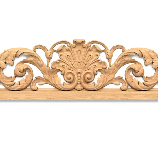 BAROQUE STYLE WOODEN FRAME FOR TV ZONE DESIGN