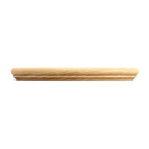 UNFINISHED WOOD HALF ROUND FLAT BASE FOR COLUMN