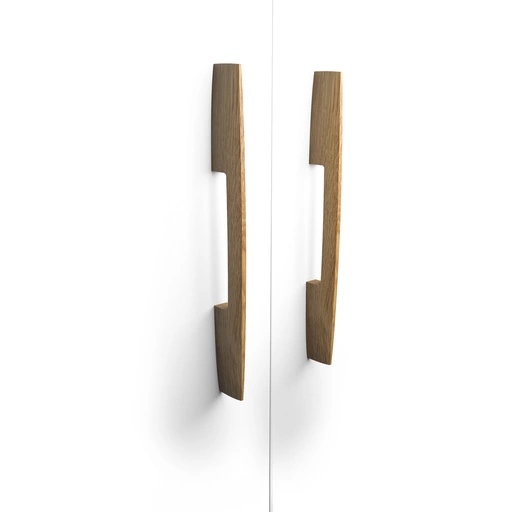 RECTANGULAR WOOD FURNITURE HANDLES 8" TO 16 INCHES. (SET OF 4 PC.)