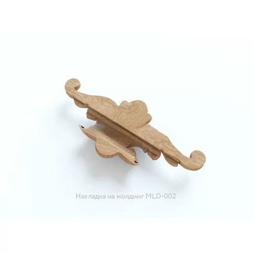 VICTORIAN-STYLE DECORATIVE ONLAY FOR MOULDING FROM BEECH