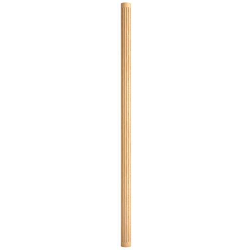 HALF-ROUND HARDWOOD PILASTER FOR INTERIOR