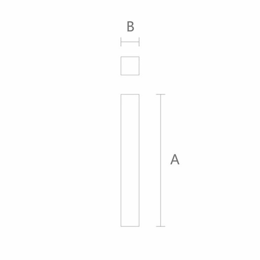 Square block feet for furniture classic (1 PC)