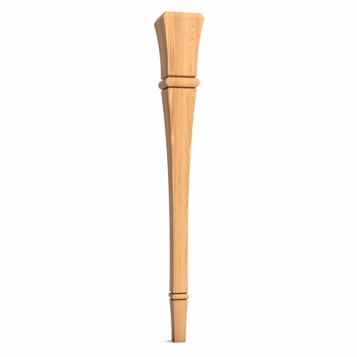 Tapered large table legs with square top quiet luxury (1 PC)