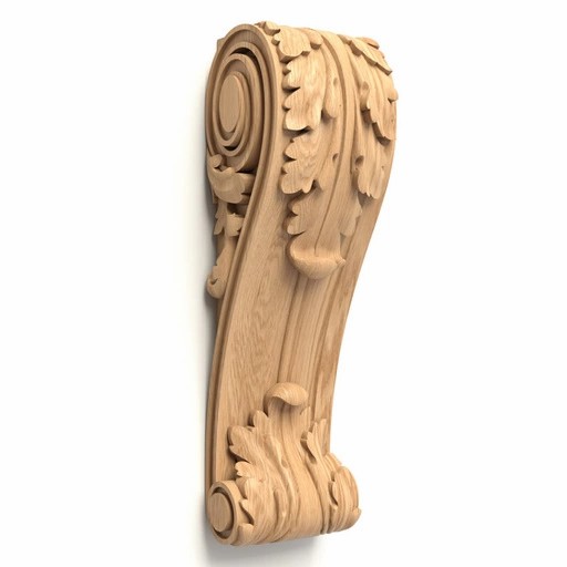 LARGE CORBEL WITH ACANTHUS SCROLL BAROQUE