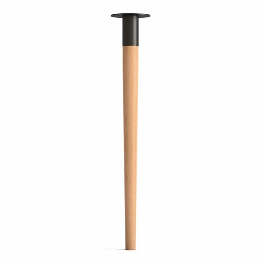 HANS WEGNER DINING TABLE LEG WITH BLACK TOP