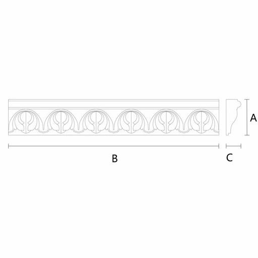 ORNAMENTAL WOOD MOULDINGS FOR DOORS WITH LEAVES