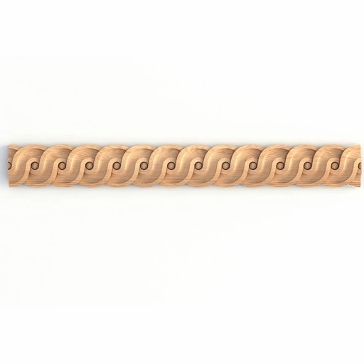 DECORATIVE BYZANTINE RIBBON CARVED MOULDING