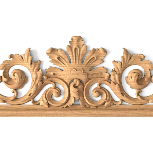 RECTANGULAR WOODEN BAROQUE STYLE FRAME MIRROR