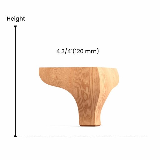 Bed frame legs corner foot (ogee bracket) (1 PC)
