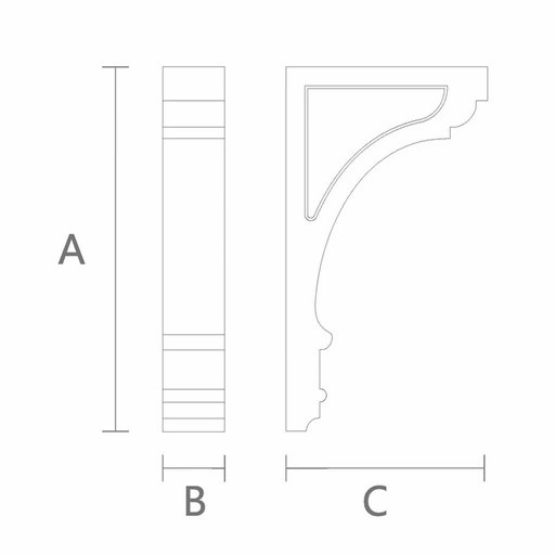 Large corbel for interior Art Deco
