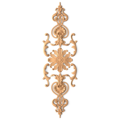 DECORATIVE SET OF FLOWER WALL DECOR BAROQUE STYLE