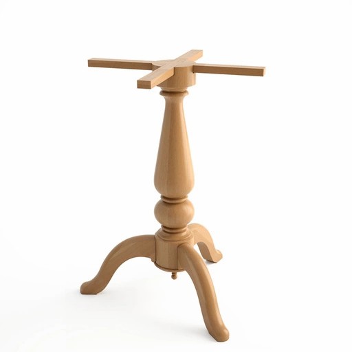 SPINDLE TABLE BASE WITH CABRIOLE LEGS CLASSIC