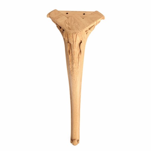 Tall Queen Anne furniture feet antique (1 PC)