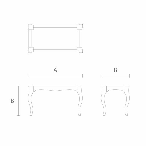 RECTANGULAR CLASSIC BEDROOM BENCH FROM OAK