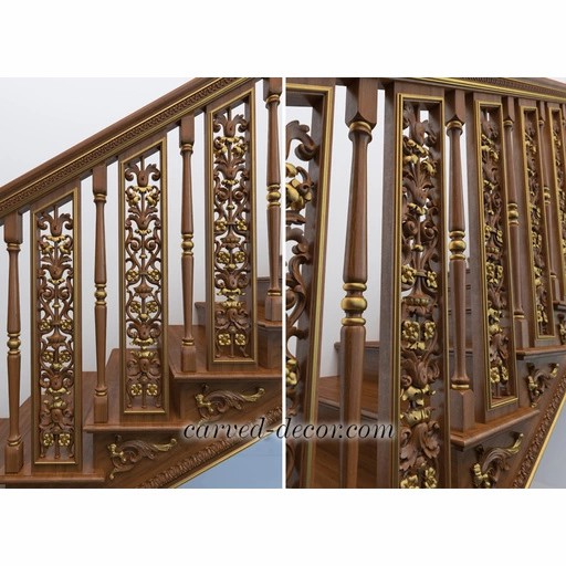 HANDCRFATED DECORATIVE WOOD RAILING SPINDLES