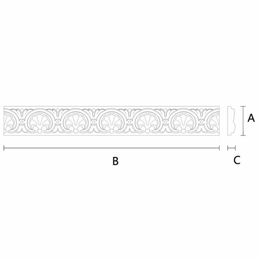 SEA SHELL WOOD MOULDING ROCOCO