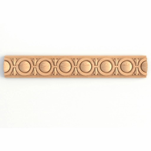 DECORATIVE MOULDING WITH ROSETTES