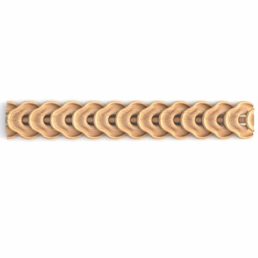 PIERCED COIN MOULDING MODERN STYLE