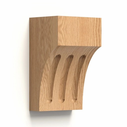 Decorative corbel with flutes Minimalist
