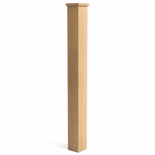 SQUARE SOLID WOOD NEWEL POST