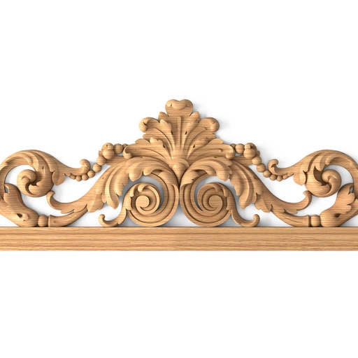 WOOD ORNATE FRAME WITH ACANTHUS LEAVES AND SCROLLS BAROQUE STYLE
