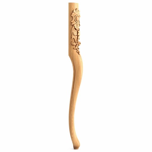 Ornate table legs with floral decoration quiet luxury (1 PC)