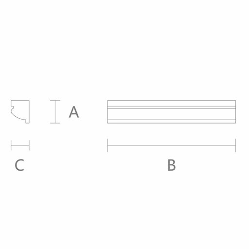 ARCHITECTURAL WOOD MINIMALIST WINDOWS MOULDING