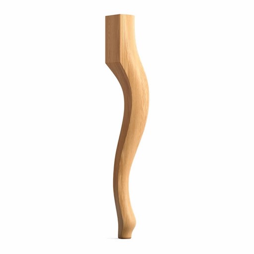 Queen Anne curvy table legs minimalistic (1 PC)