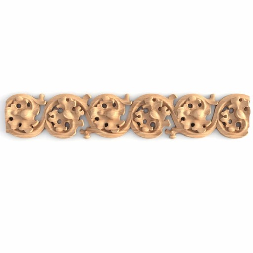PIERCED FRIEZE MOULDING WITH GRAPE LEAVES