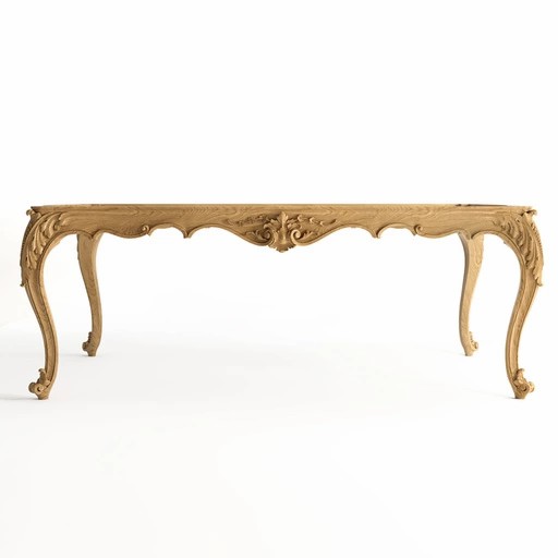 FANCY TABLE BASE WITH CABRIOLE LEGS AND ACANTHUS LEAVES