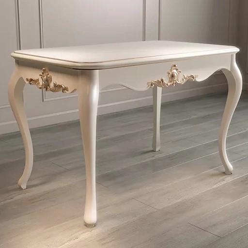 BAROQUE WOODEN TABLE FRAME DECORATED WITH CARVED ELEMENTS