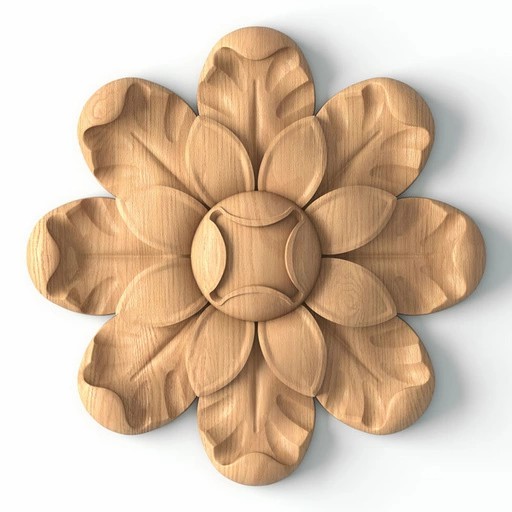 DECORATIVE ROSETTE ONLAY FLOWER