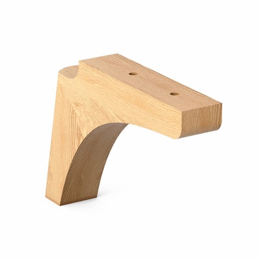 Arched bracket feet for furniture