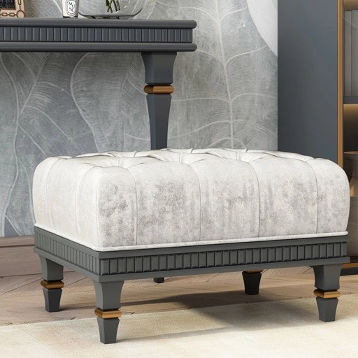 Square top furniture feet Classic style hardwood (1 PC)