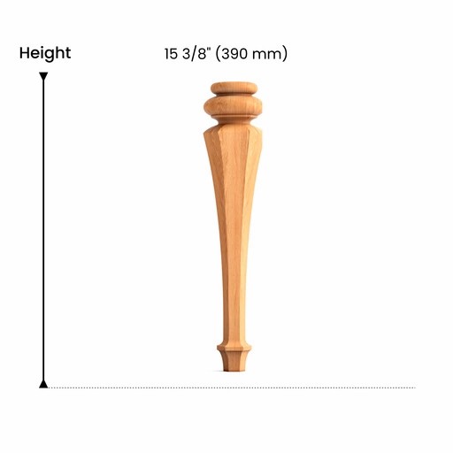 Hexagonal decorative coffee table legs (1 PC)