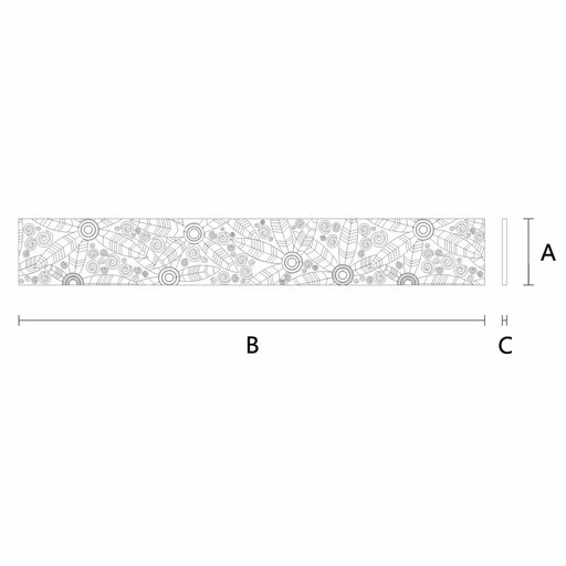 LARGE FLORAL MOULDING WITH SWIRLS