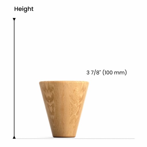 Conical minimalism furniture legs wooden Wegner (1 PC)