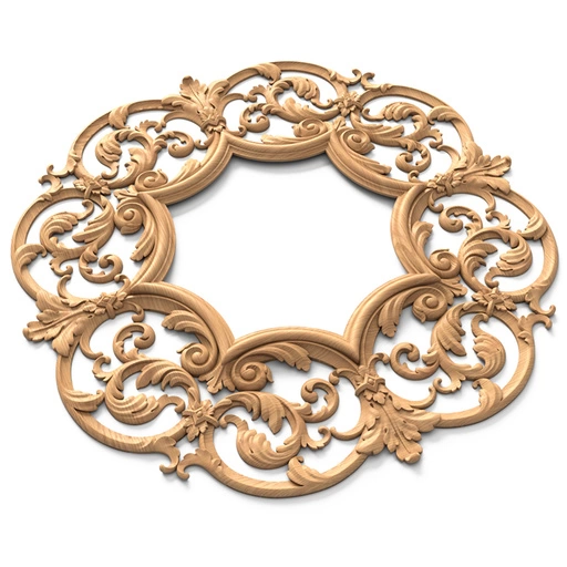 CARVED WOOD FRAME IN A MODERN CLASSIC STYLE