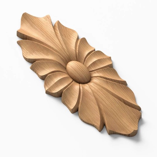 DECORATIVE ROSETTES OVAL FLORAL
