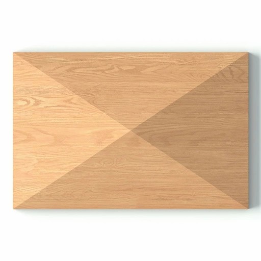 ROSETTE APPLIQUE RECTANGULAR PYRAMID SHAPE