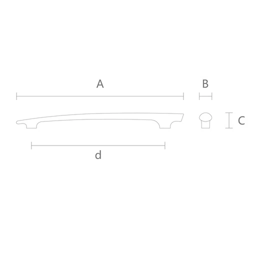 WOODEN CABINET HANDLES UNUSUAL SHAPES DIFFERENT IN SIZE. (SET OF 4 PC.)