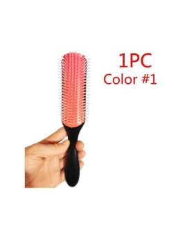 Denman Brush Hair 9-Rows Detangling Women 1pcs - Black