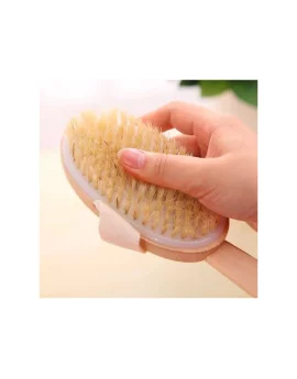 Dry Premium Natural Bristle Wooden Bath Shower Body Brush