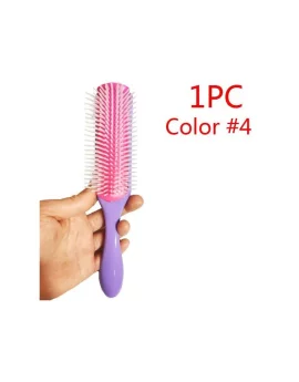 Denman Brush Hair 9-Rows Detangling Women 1pcs - Purple