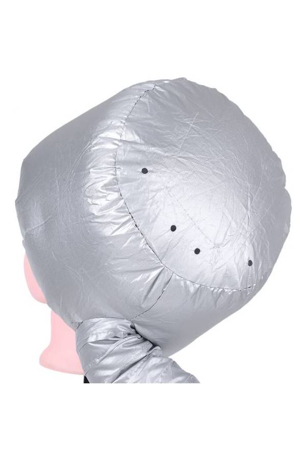 Head Cover For Hot Oil Treatment Silver